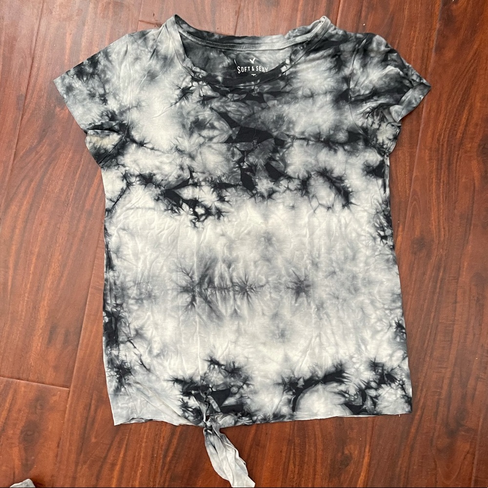 soft and sexy tie dye tie shirt